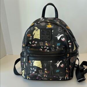Loungefly Black Nightmare Before Christmas Backpack